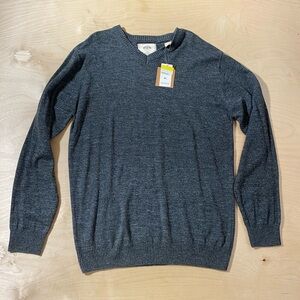 PJ Mark Men's Gray V-Neck Sweater XL (KK)